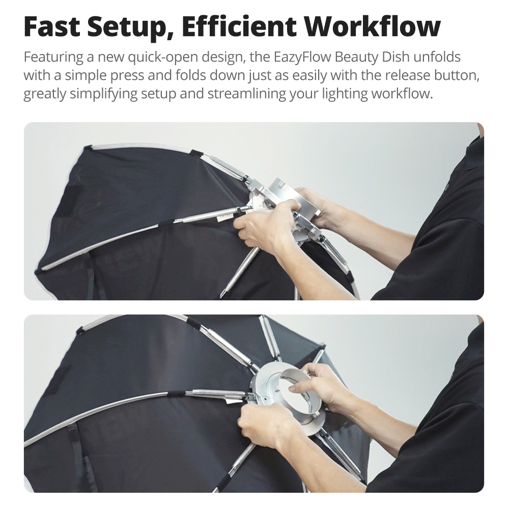 New Godox EazyFlow Beauty Dish - đánh giá và giá Photography Umbrella