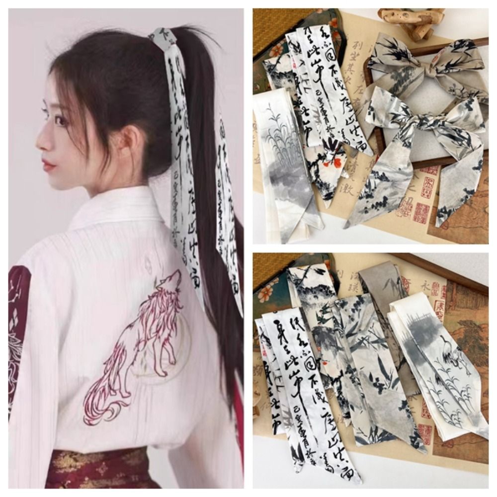 Elegant Long Ink Painting Silk - đánh giá và giá Photography Geometry