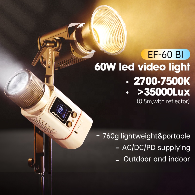 JINBEI EF-60BI 60w Photography - đánh giá và giá Photography Videos Free